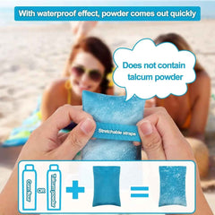 Sand Removal Bag with Brush – Beach & Camping Sunbathing Essential