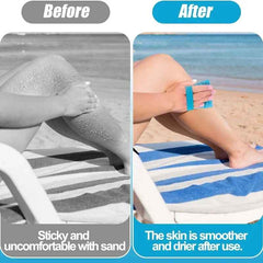 Sand Removal Bag with Brush – Beach & Camping Sunbathing Essential