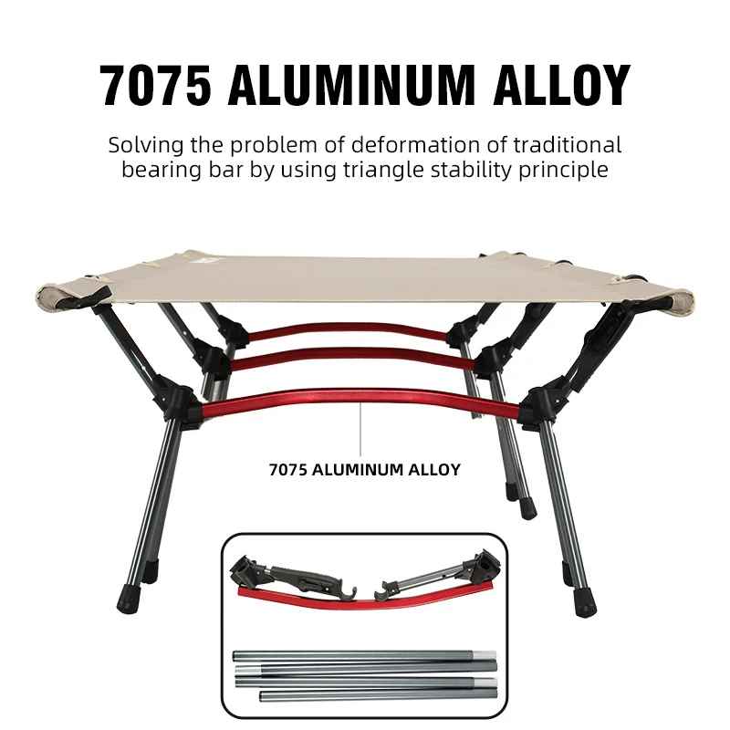 Folding Camping Cot – Portable Outdoor Bed for Adults & Kids