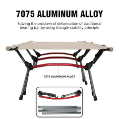 Folding Camping Cot – Portable Outdoor Bed for Adults & Kids